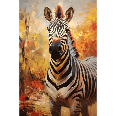 Zebra Abstract Acrylic Canvas